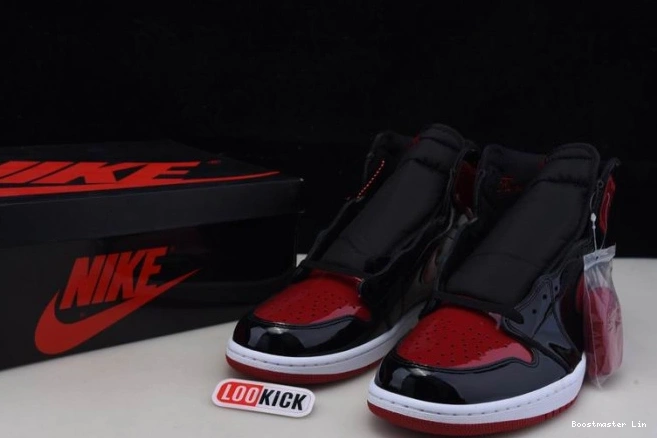 Bmlin Air High Patent Bred OG Jordan 1 555088-063 0724